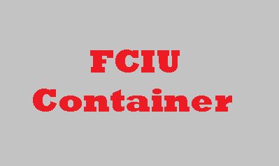 fciu shipping line container company