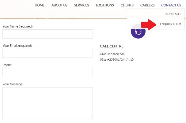 apollologisolutions Query form to reach customer care