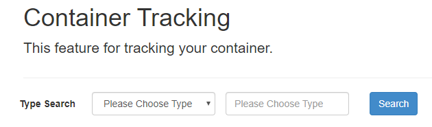 Samudera container tracking portal 