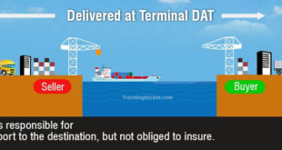 Dat > Delivered at terminal infographic